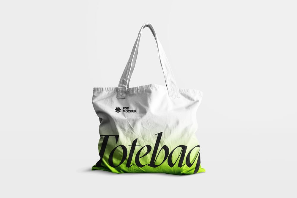 Realistic Totebag Mockups