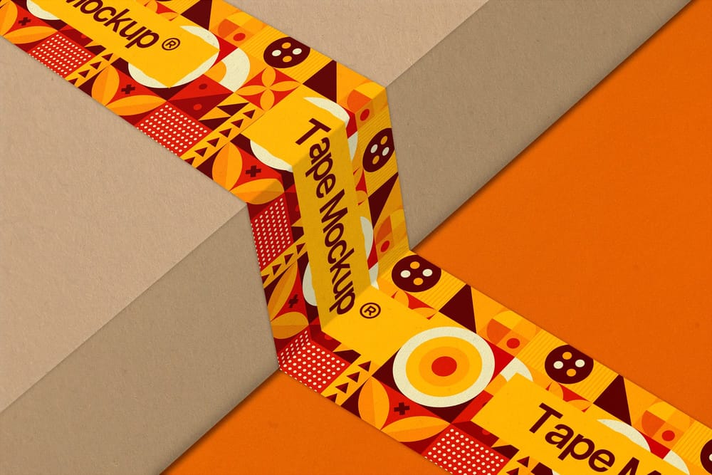 Box Tape Mockup