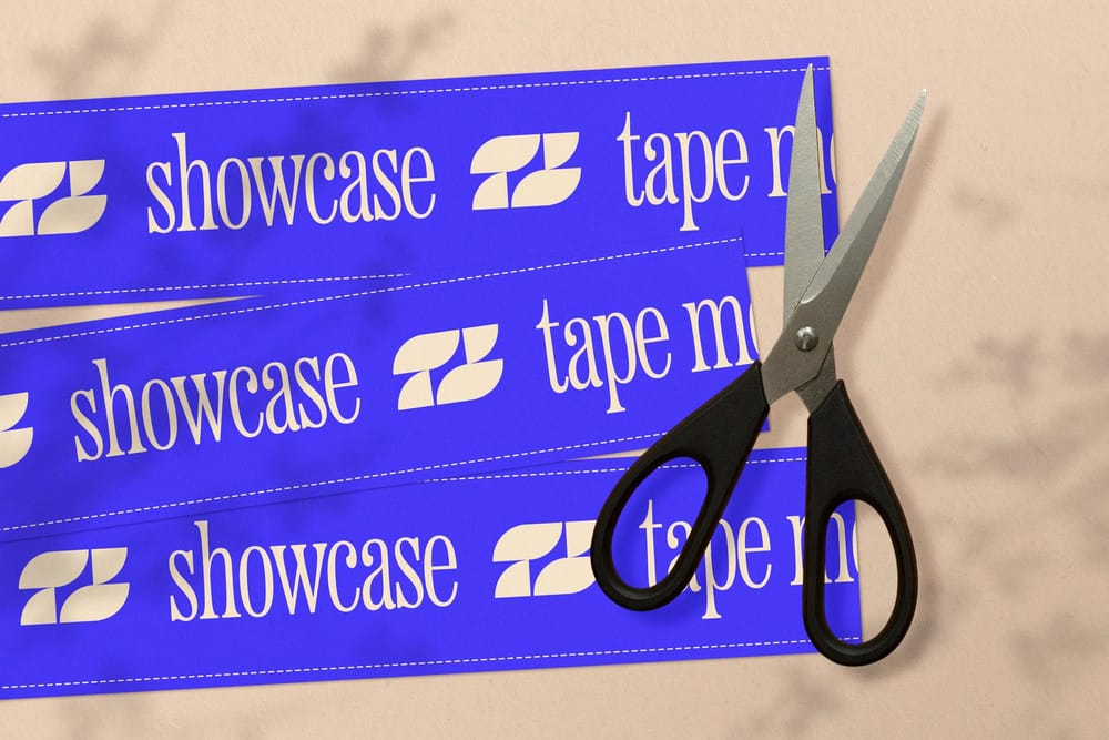 Edge Mark Tape Mockup