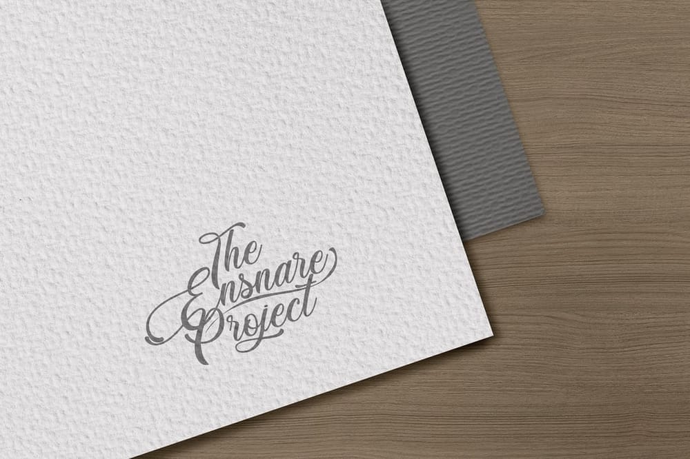 Cardboard Paper Logo Mockup