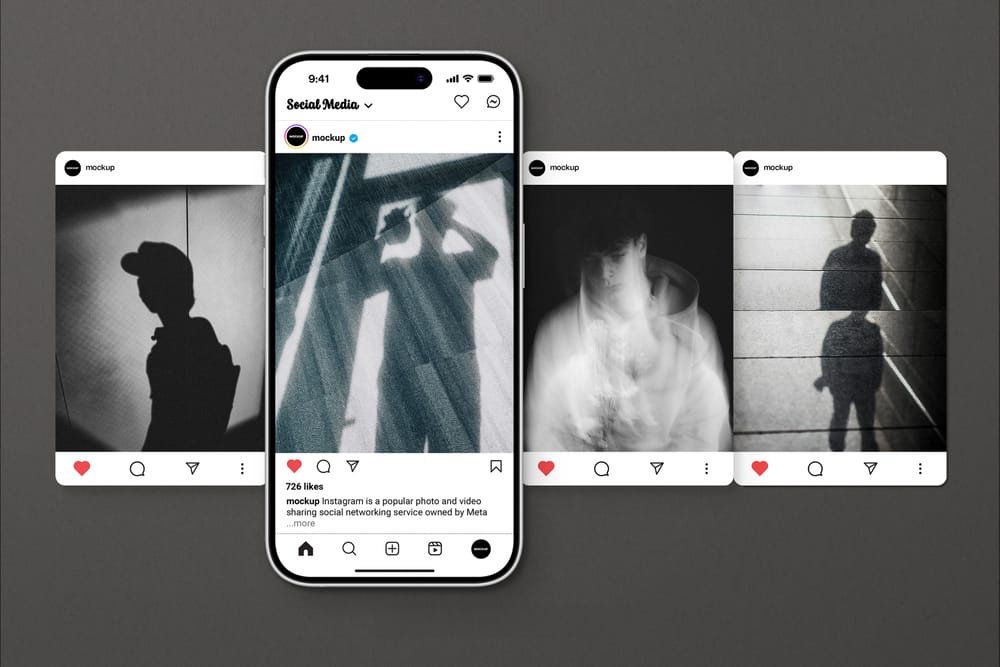 Contrast Instagram Mockup
