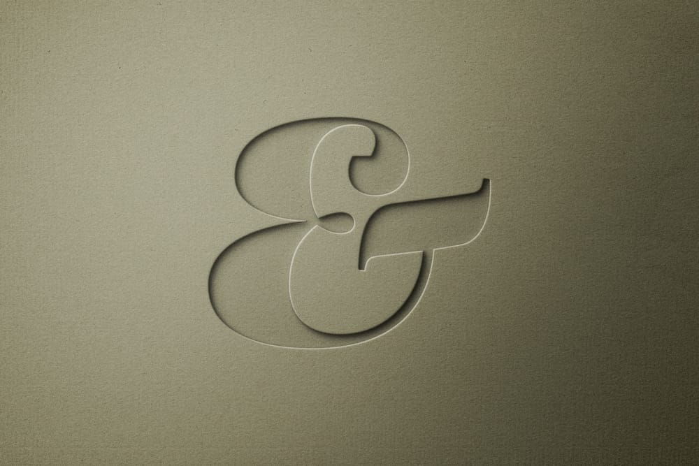 Elegant Paper Logo Mockup
