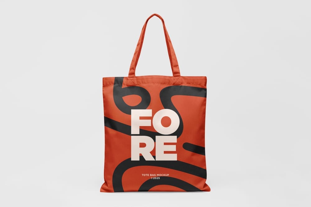Fabric Totebag Mockup