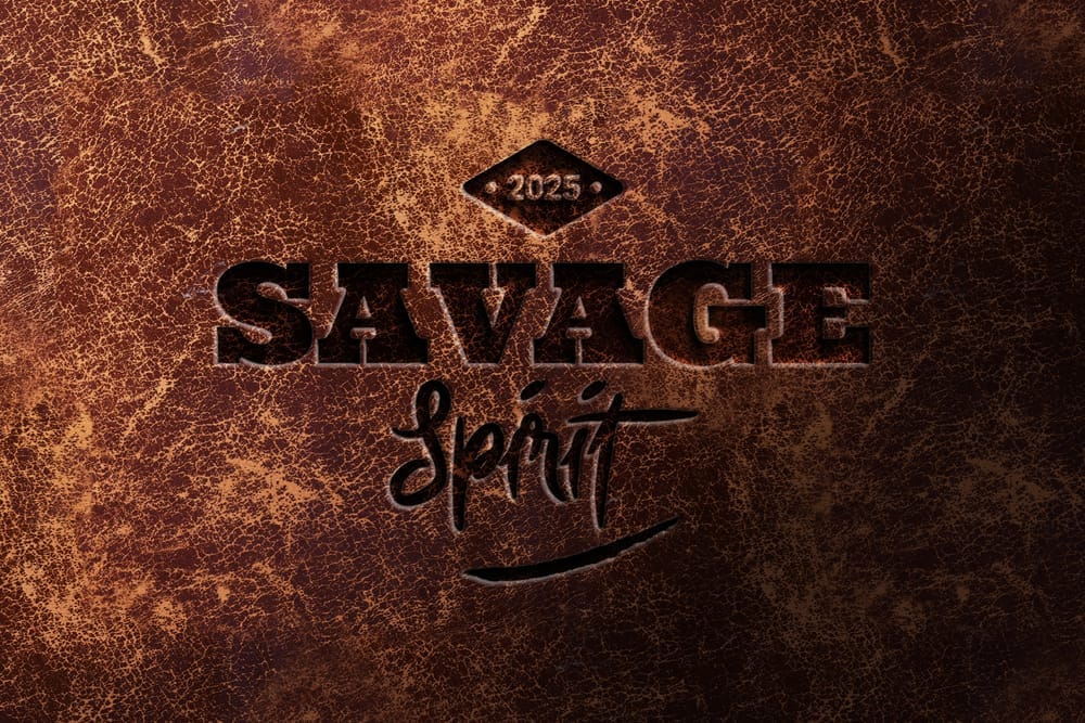 Leather Debossed Logo Mockup