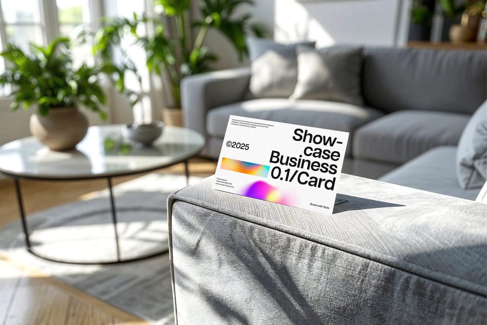 Modern Touch Business Card Mockup