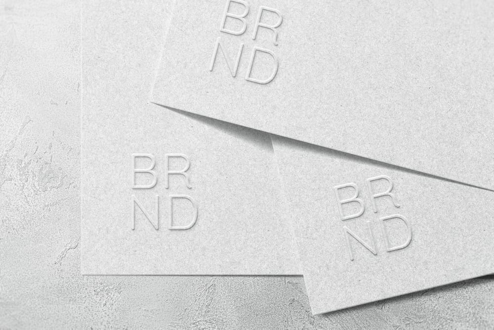 Paper White Logo Mockup