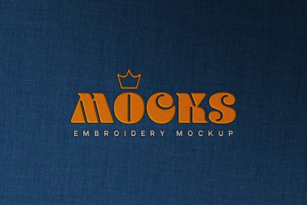 Simple Embroidery Mockup