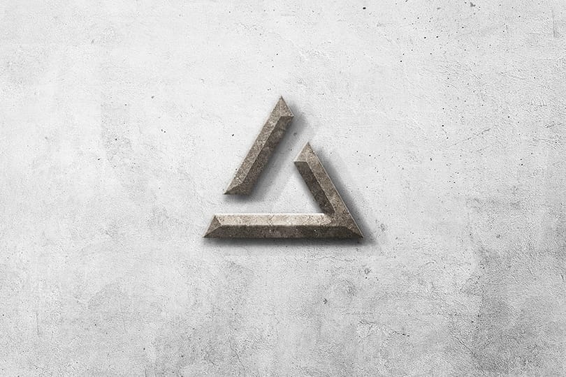 Stone Wall Company Logo Mockup