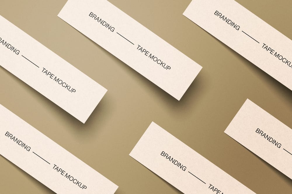 Tape Mockup Isometric