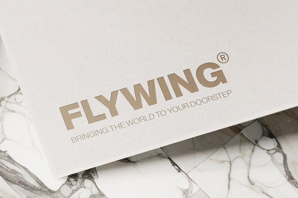 White Marble Logo Mockup