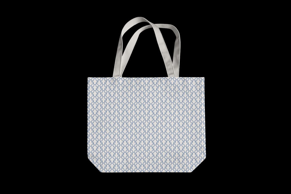 Realistic Fabric Bag Mockup