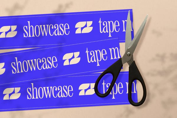 Edge Mark Tape Mockup