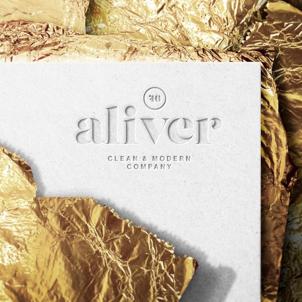 Aliver Logo Mockup