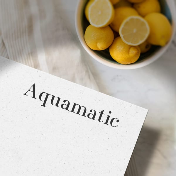 Aquamatic Logo Mockup