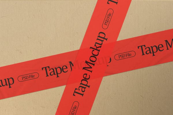 Elegant Tape Mockup