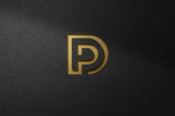 Embossed Bold Logo Mockup