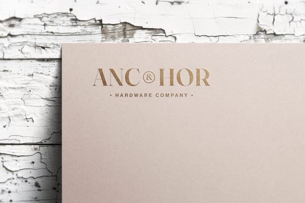 Gold Paper Logo Mockups on Wood