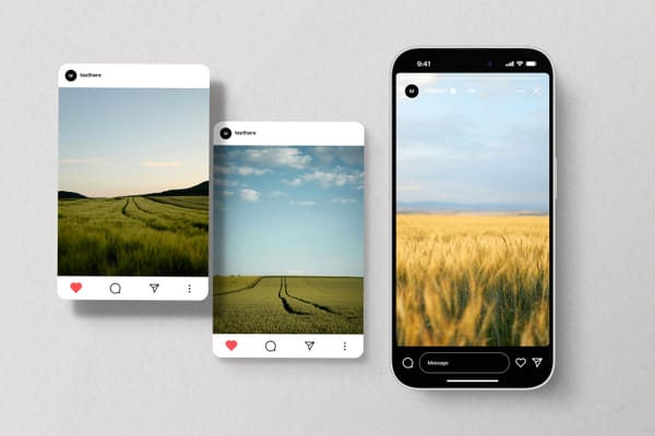 Instagram Post & Story Mockup