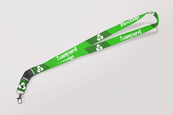 Lanyard Strap Mockup