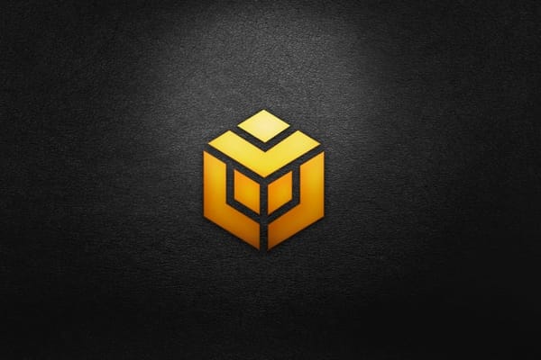 Luxury 3D Logo Mockup on Black Leather Background