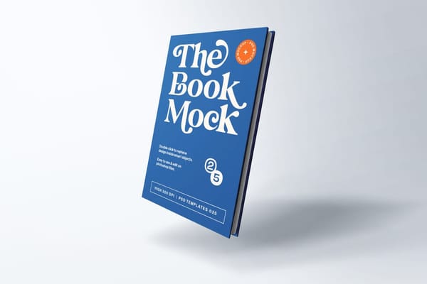 Modern Book Cover Mockup