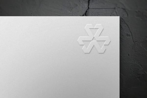 Simple Paper Logo Mockup