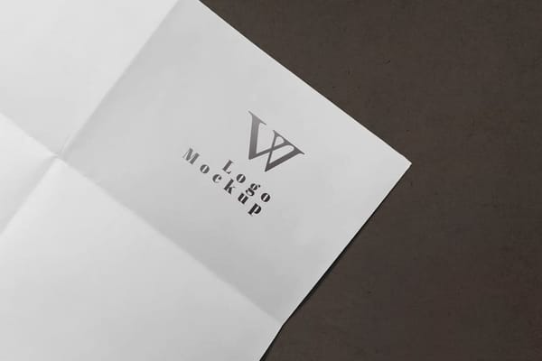 W Logo Mockup